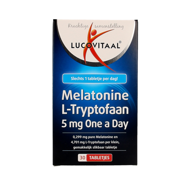 Lucovitaal Melatonina L-Tryptofan 5mg 30 Tabletek