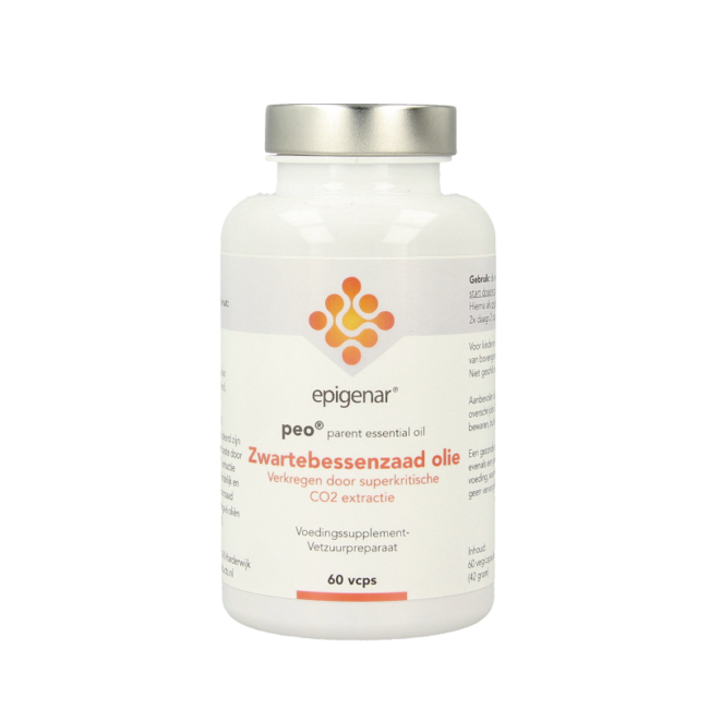 Epigenar Zwarte bessenzaadolie (parent oil)  60 Vegetarische capsules