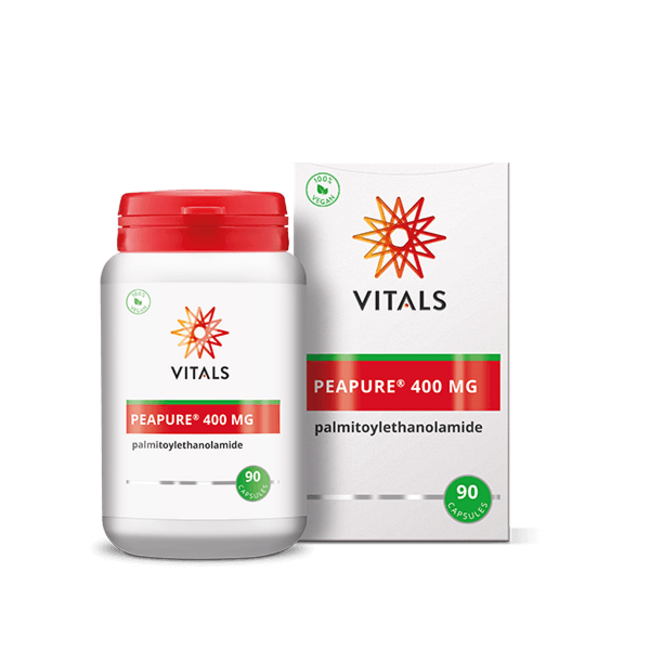 Vitals PeaPure 400 mg palmitoylethanolamide 90 Vegetarische capsules