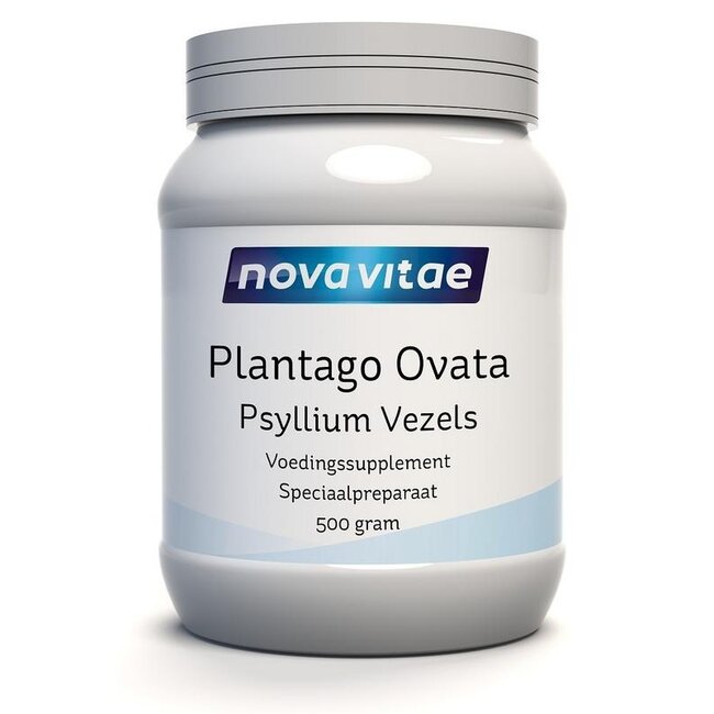 Nova Vitae Plantago ovata fibras de psyllium 500 gramos