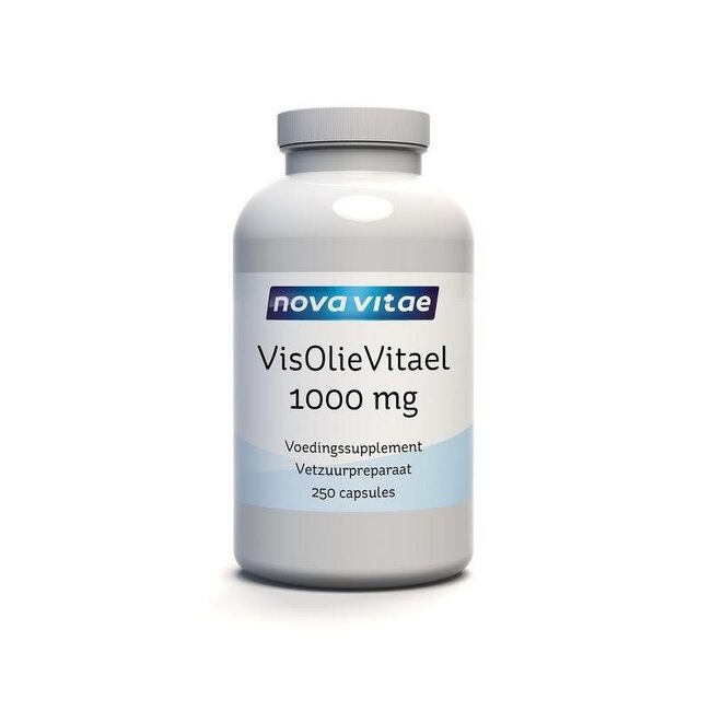 Nova Vitae Huile de poisson vitael 1000 mg (huile de saumon) 250 capsules