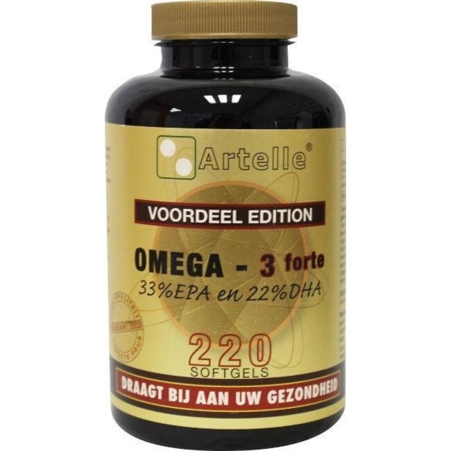 Artelle Omega 3 forte 1000mg 220 Kapsułek Softgel