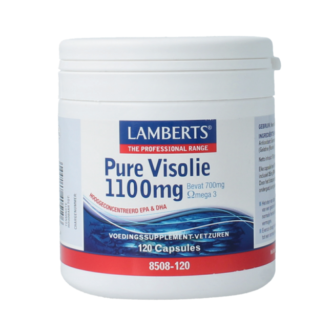 Reines Fischöl 1100 mg Omega 3 120 Kapseln