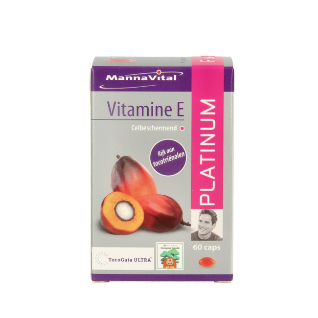 Mannavital Vitamina E platinum 60 capsule vegetali