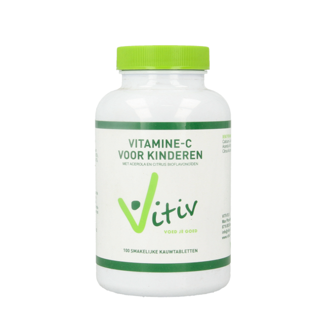 Kinder vitamine C zuurvrij 120mg 100 Kauwtabletten