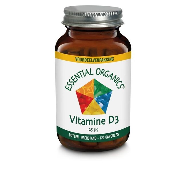 Essential Organ Vitamine D3 25mcg 120 Capsules