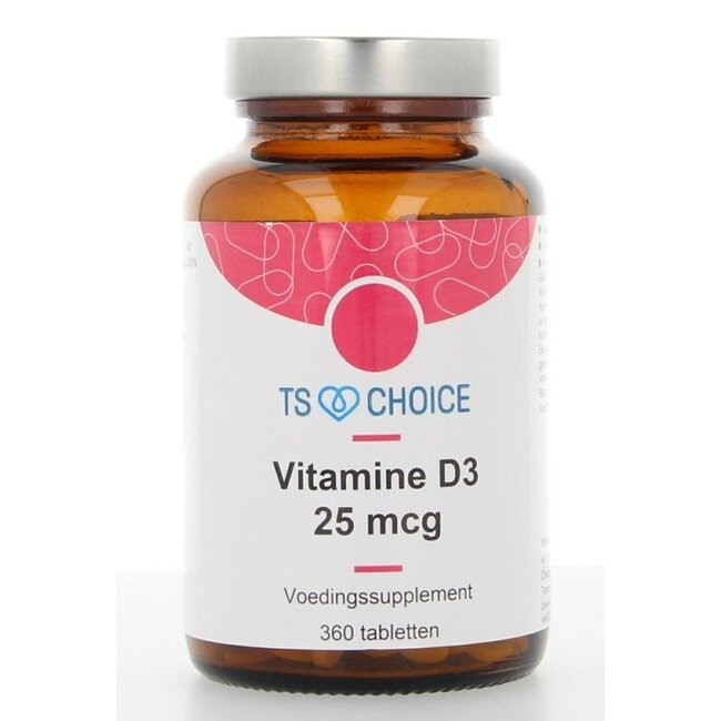 TS Choice Vitamine D3 25mcg  360 Tabletten