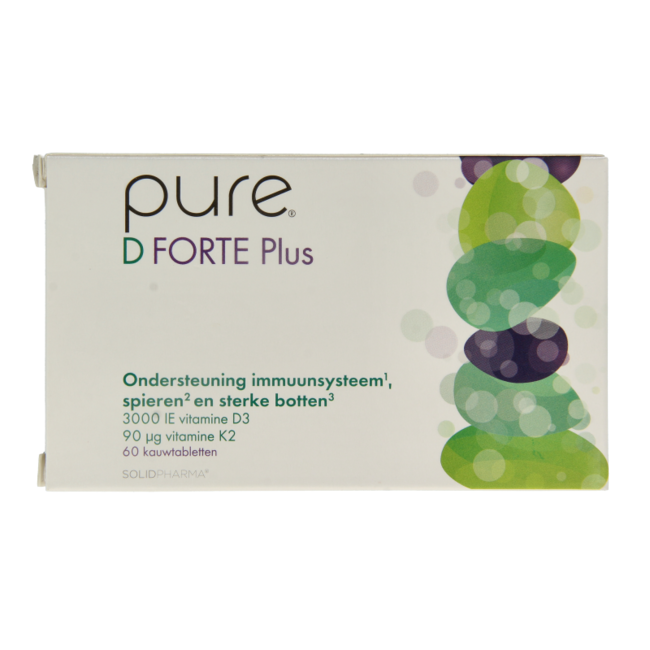 Pure D forte plus 60 Comprimés à croquer
