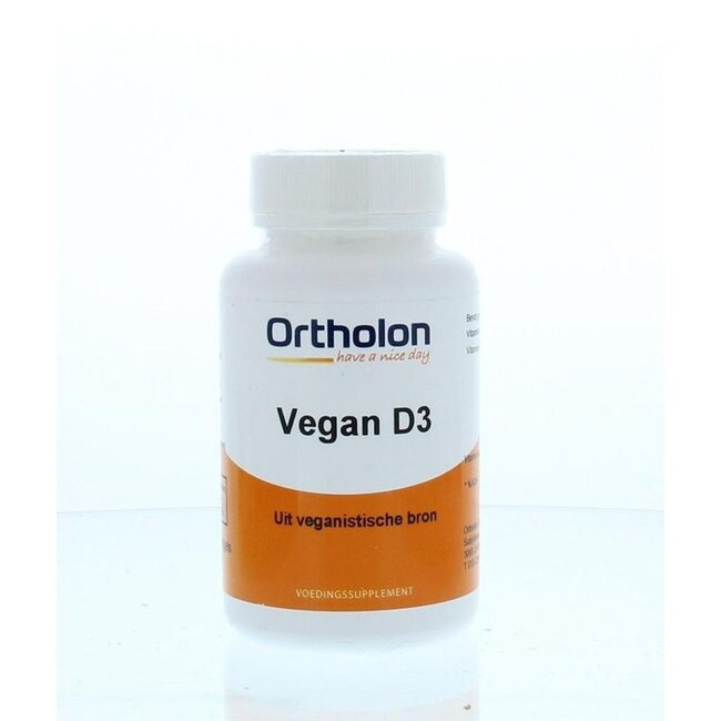 Ortholon Vegan D3 60 Gélules Molles