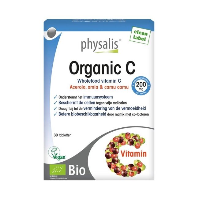 Physalis Vitamin C organic bio 30 tablets