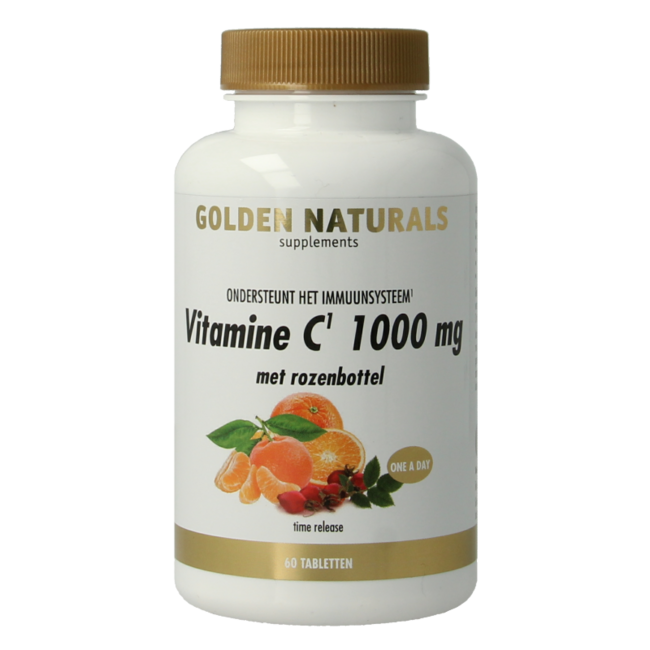 Vitamin C 1000 mg mit Hagebutte 60 Tabletten