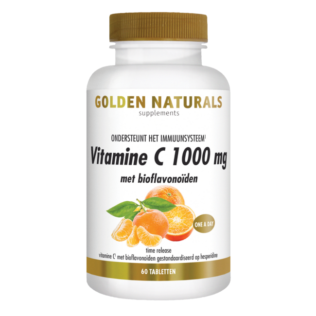 Golden Naturals Vitamina C 1000 bioflavonoides 60 comprimidos