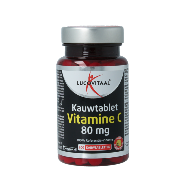 Lucovitaal Vitamina C 80 mg limón 200 comprimidos masticables