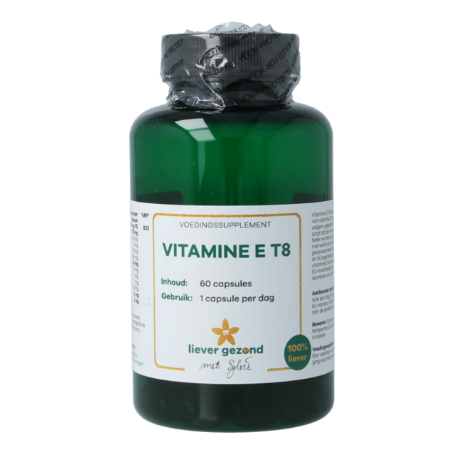 Liever Gezond Vitamina E T8 60 capsule vegetariane