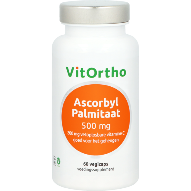 VitOrtho Ascorbylpalmitat 500 mg 60 vegetarische Kapseln