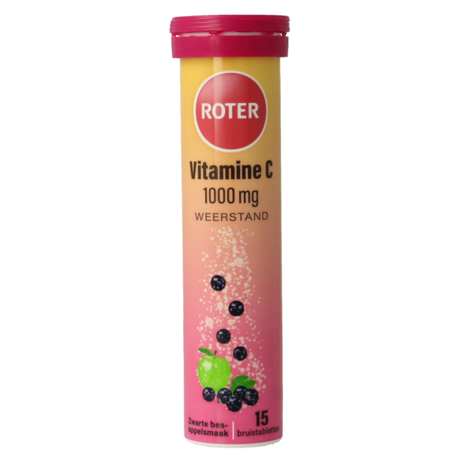 Roter Vitamina C sabor manzana y grosella negra 15 comprimidos efervescentes