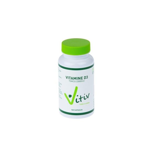 Vitiv Vitamina D3 3000 UI 360 cápsulas