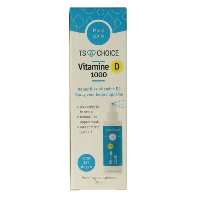 TS Choice Spray Vitaminico Vitamina D 1000 25 Millilitri