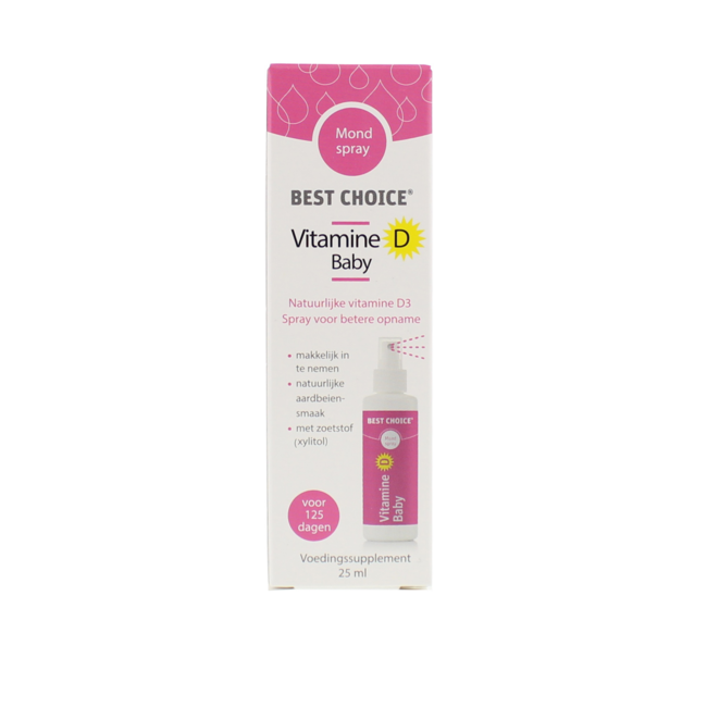 TS Choice Vitamine D Bébé en Spray 25 Millilitres