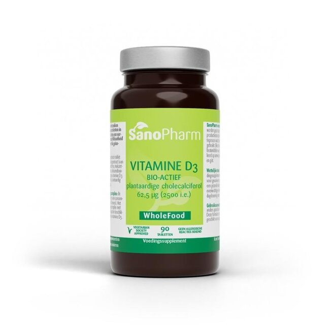 SanoPharm Vitamina D3 62.5mcg/2500UI 90 Compresse