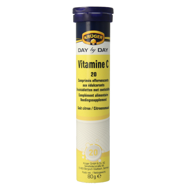 Kruger Vitamine C 20 Comprimés Effervescents