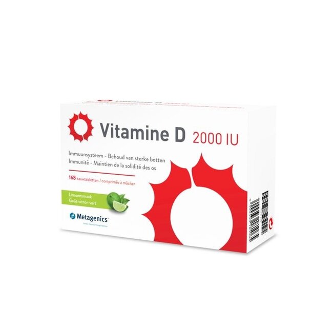 Metagenics Vitamine D 2000 UI 168 Comprimés