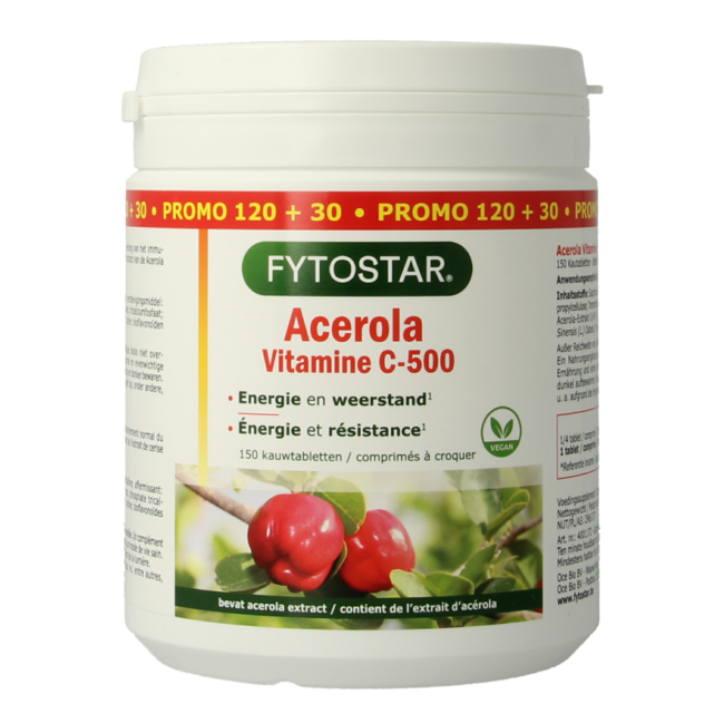 Acerola Vitamin C 500 Kautablette 150 Tabletten