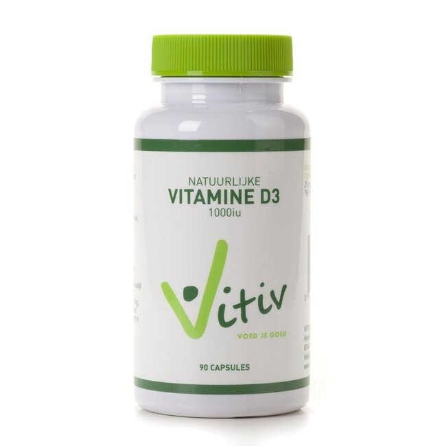 Vitiv Witamina D3 1000IU 90 Kapsułek