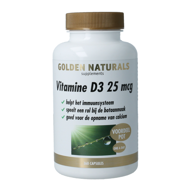 Vitamine D3 25mcg 360 Capsules