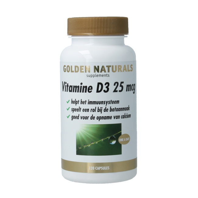 Vitamine D3 25 mcg 120 Capsules
