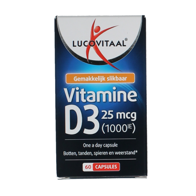 Vitamine D3 25 mcg 60 capsules