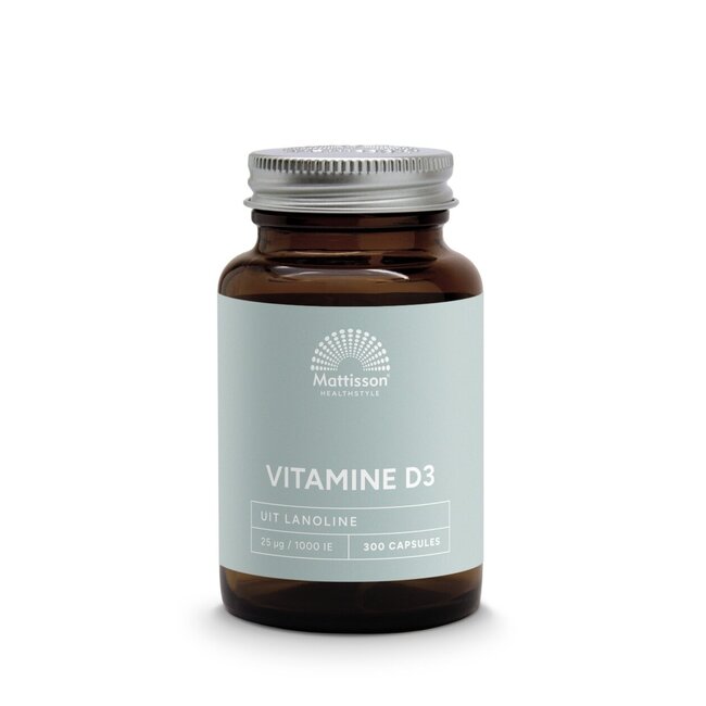 Mattisson Absolute Vitamin D3 25mcg/1,000 IU 300 Softgels