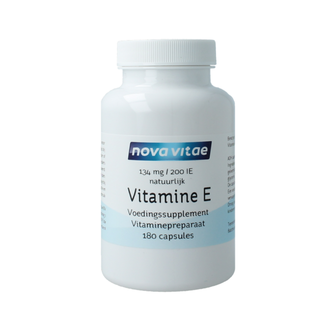 Nova Vitae Vitamina E 200 UI 180 cápsulas