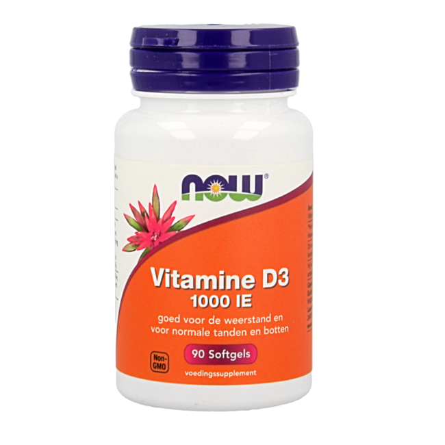 Vitamina D3 1000 UI 90 cápsulas blandas