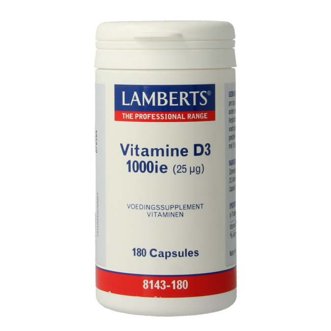 Lamberts Vitamina D3 1000 UI/25 mcg 180 Capsule