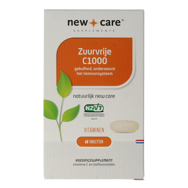 Zuurvrije C1000 60 Tabletten
