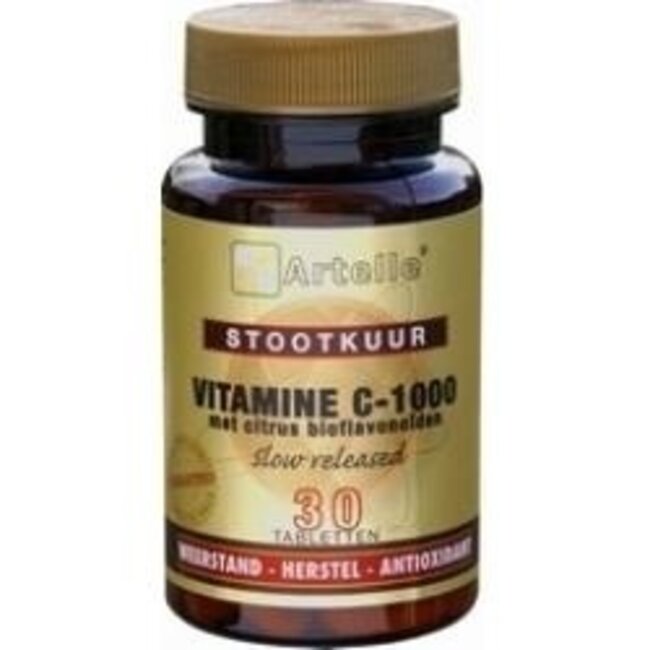 Artelle Vitamina C 1000mg/200mg bioflavonoides tratamiento de choque 30 comprimidos