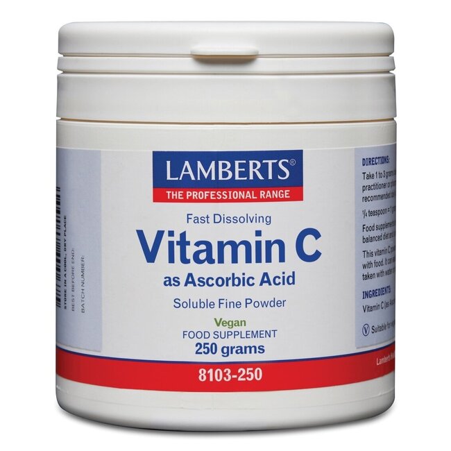Lamberts Vitamine C acide ascorbique 250 g