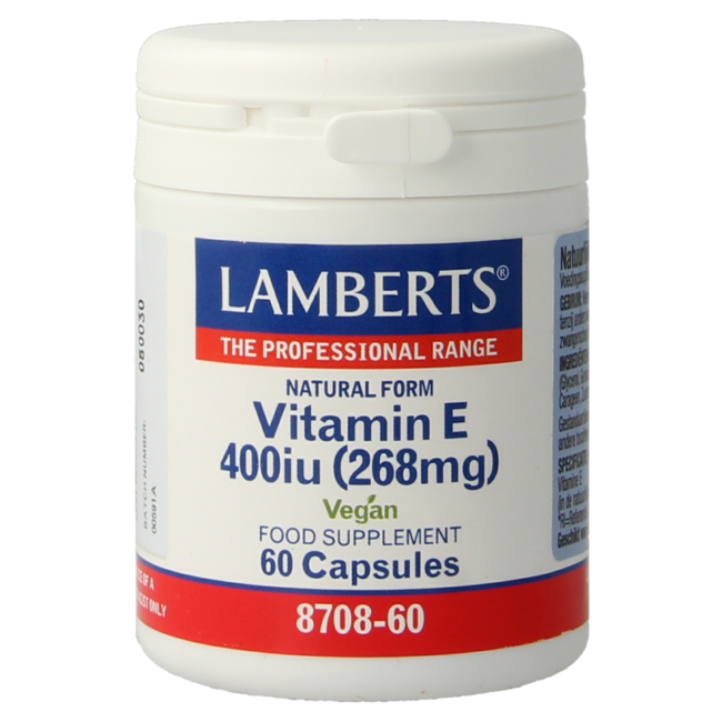 Lamberts Vitamin E 400 IE natürlich 60 vegetarische Kapseln