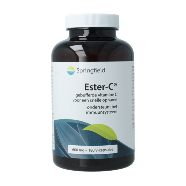 Springfield Ester-C Vitamine C Tamponnée 180 Gélules Végétales