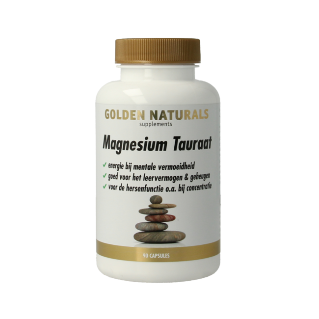 Golden Naturals Magnesiumtaurat 90 Vegetarische Kapseln