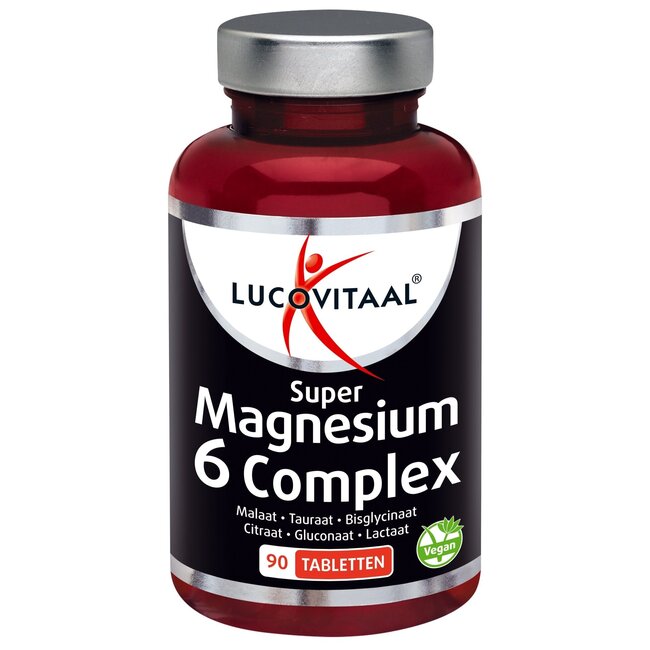 Lucovitaal Magnesium Super 6 Complex 90 Tablets