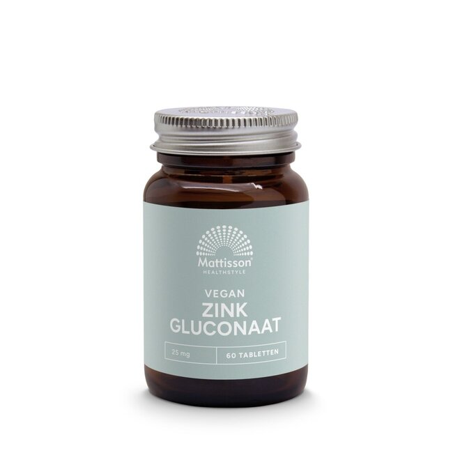 Mattisson Gluconate de zinc 25 mg 60 comprimés