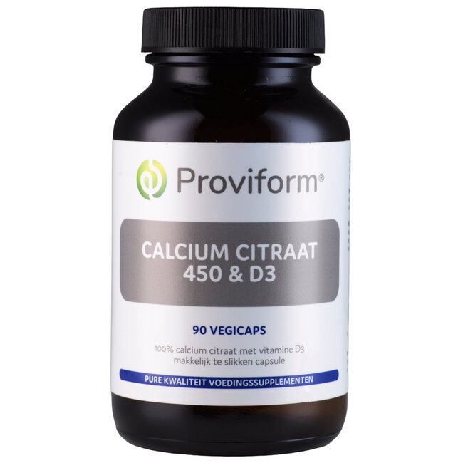 Proviform Cytrynian Wapnia 450 & D3 90 Kapsułek Wegetariańskich