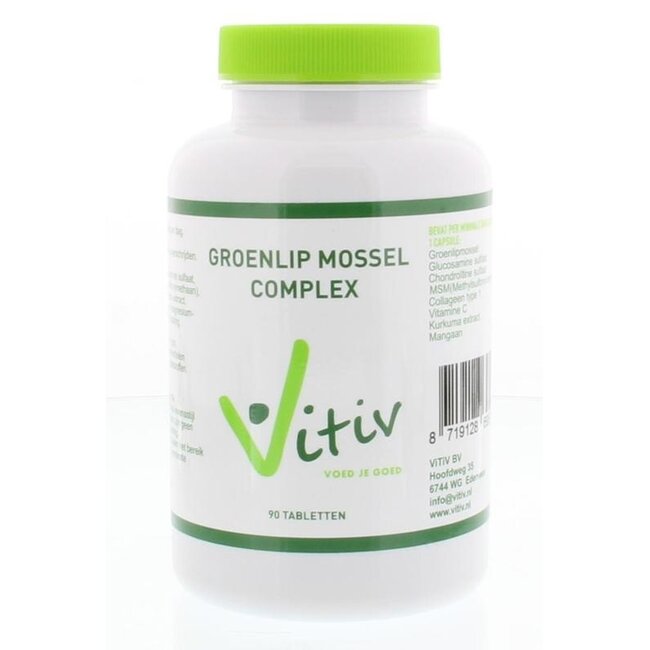 Vitiv Complejo de Mejillón de Labio Verde 90 Comprimidos
