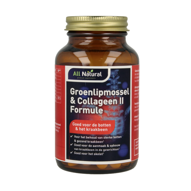 All Natural Grünlippmuschel & Kollagen II Formel 60 Tabletten