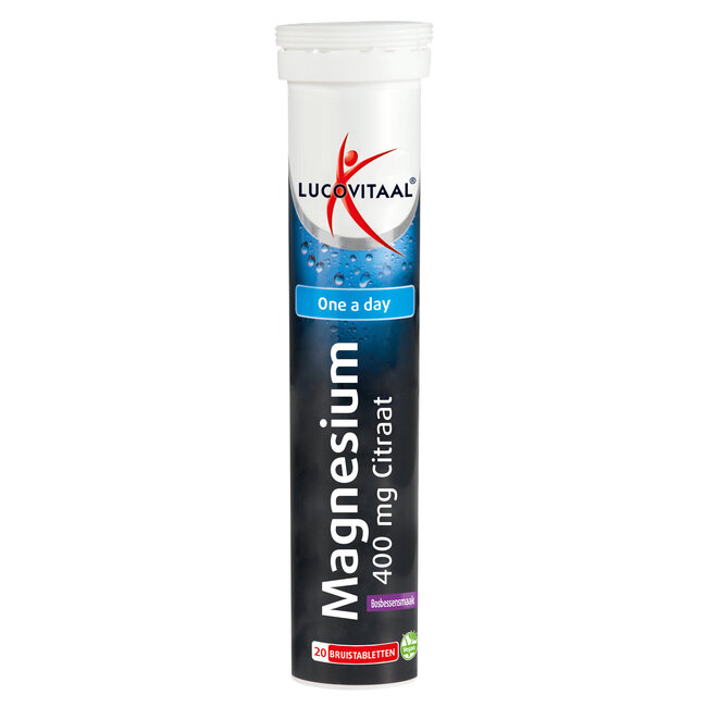 Lucovitaal Citrate de Magnésium 20 Comprimés Effervescents