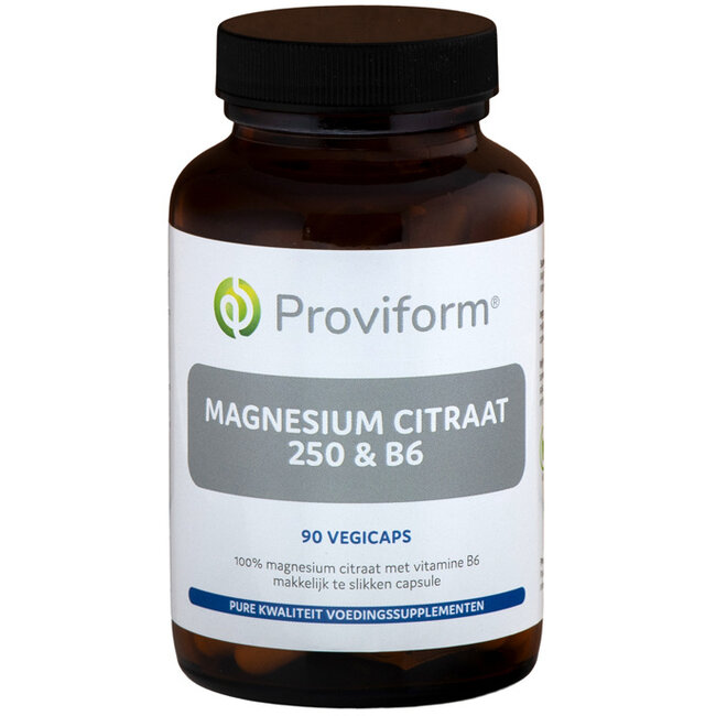 Proviform Citrato de magnesio 250 y B6 90 cápsulas vegetales
