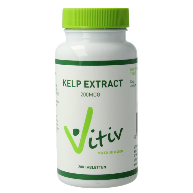 Vitiv Estratto di Kelp 200mcg 200 Compresse