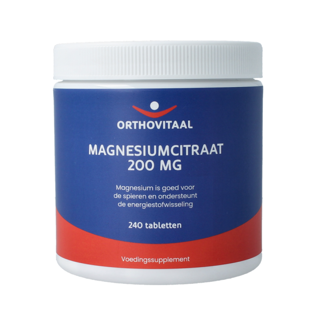 Citrato de magnesio 200 mg 240 comprimidos